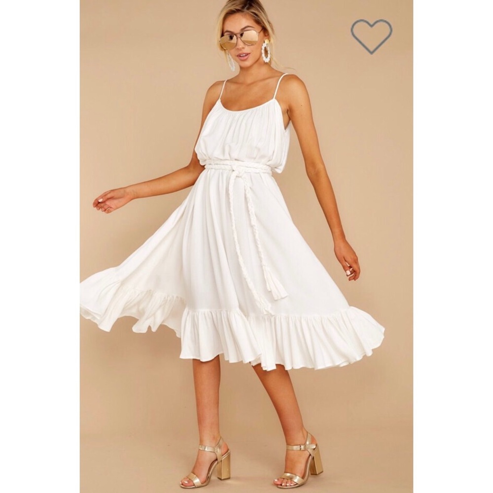 Red Dress Boutique White Midi Dress